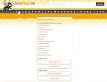 Tablet Screenshot of buscaletras.com